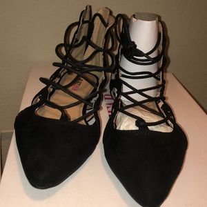 Justfab Hyacinth Black sandals